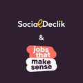 Social Declik x Jobs That Makesense logo